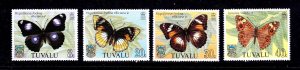 Tuvalu stamps #146 - 149, MNH, XF, complete topical set, Butterflies