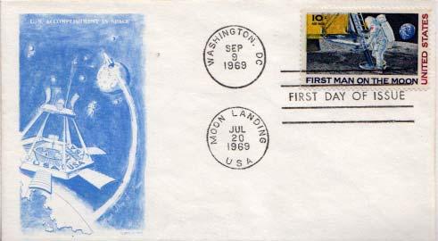 United States, First Day Cover, Space