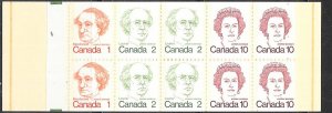 Canada #586c 7 different Booklet covers  (MNH)  CV $8.75