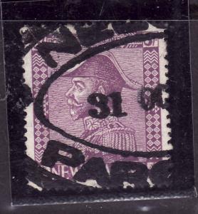 New Zealand-Sc#183-used 3sh vio-KGV-Admiral