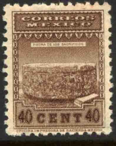 MEXICO 798, 40cts 1934 Definitive Wmk S.H.C.P. (272). MINT, NH. F-VF.