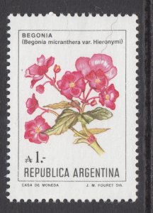 Argentina 1524 Flowers MNH VF