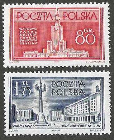 Poland 595-597 Short set  Mint SC:$12.00