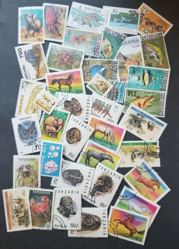 TANZANIA Used and CTO  Stamp Lot Collection T5876