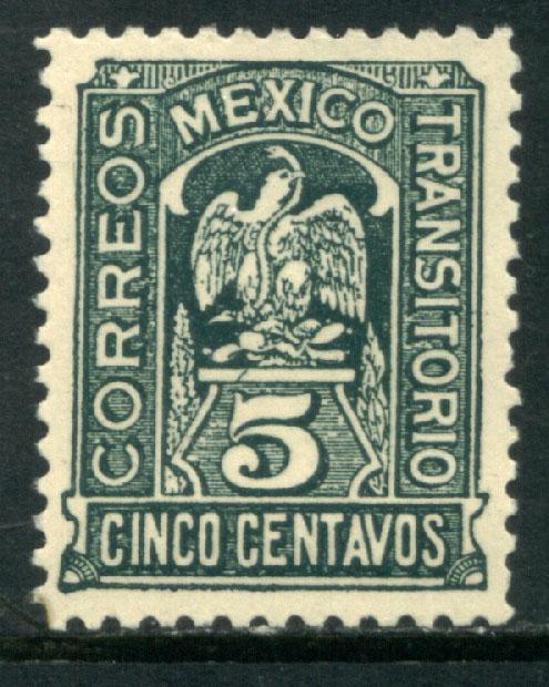 MEXICO 369 5cts PERF TRANSITORIO ISSUE. MINT NH. (230)