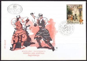 F1308   YUGOSLAVIA   FDC # 1875            Moresca Game