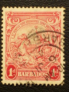 Barbados Scott #194b used