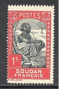 French Sudan 61 mint hinged SCV $ 0.25 (RS)