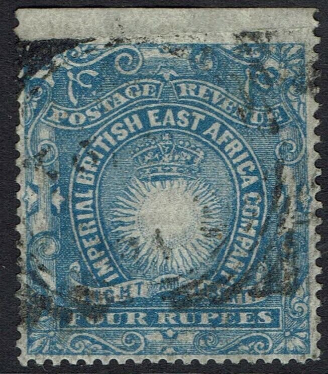 BRTISH EAST AFRICA 1890 LIGHT AND LIBERTY 4R USED