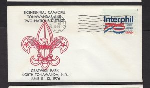 1976 Boy Scouts N Tonawanda NY BiCentennial Camporee Two Nations