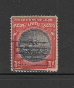 BAHAMAS #85  1930  1p SEAL OF BAHAMAS    F-VF USED  a