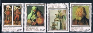 Burkina Faso 481-84 Used set Paintings 1978 (HV0428)