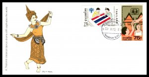 Thailand 875-876 U/A FDC