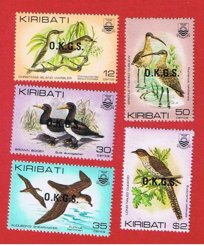 Kiribati #O16-O20 MNH OG  Officials   Free S/H   