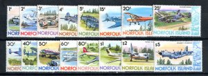 7573 BCX Nauru 1980 Scott# 256/70 MNH**