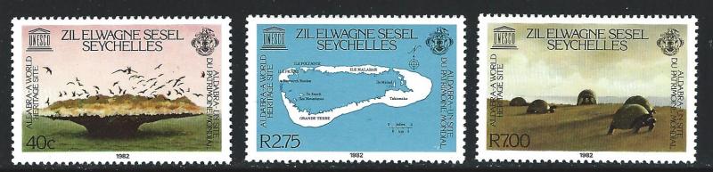 Seychelles Zil Elwannyen Sesel  mnh 40 - 42