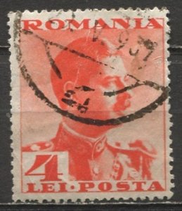 Romania 1935: Sc. # 451: Used Single Stamp