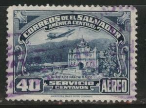 El Salvador Scott C58 used 1937 airmail stamp