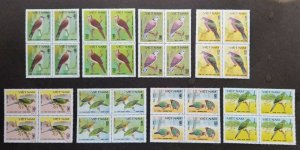 *FREE SHIP Vietnam Dove Pigeon 1980 1981 Bird Fauna (stamp blk 4) MNH *see scan