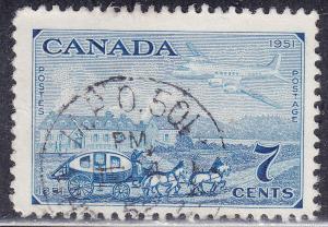 Canada 313 Postage Stamp Centenary 1951