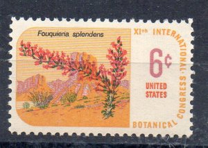 USA - UNITED STATES - 1969 - FLOWERS - BOTANICAL CONGRESS - FOUQUIERIA SPLENDENS