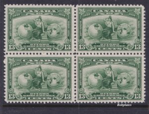 BOBPLATES #194 Ottawa Conference Block of 4 F-VF NH CV=$98