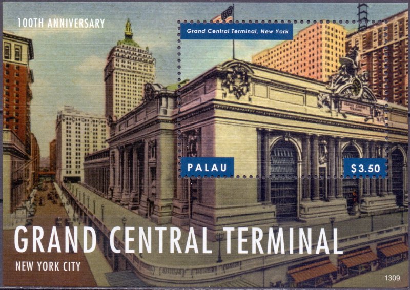 Palau. 2013. Train Station. MNH.