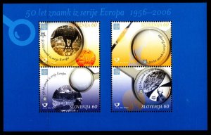 2005 Slovenia 543-546/B23 50 years of the European Union  3,00 €