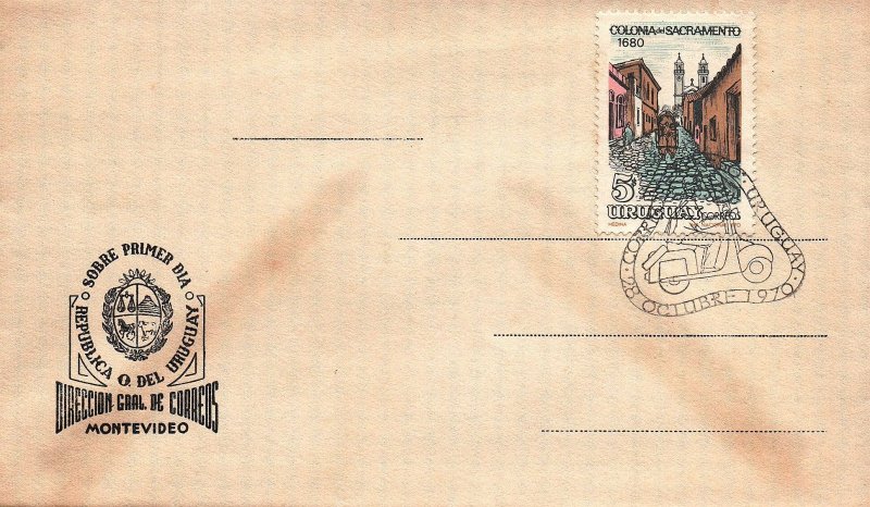 1970 express mail motorbike motorcycle postmark unusual special cancel cover