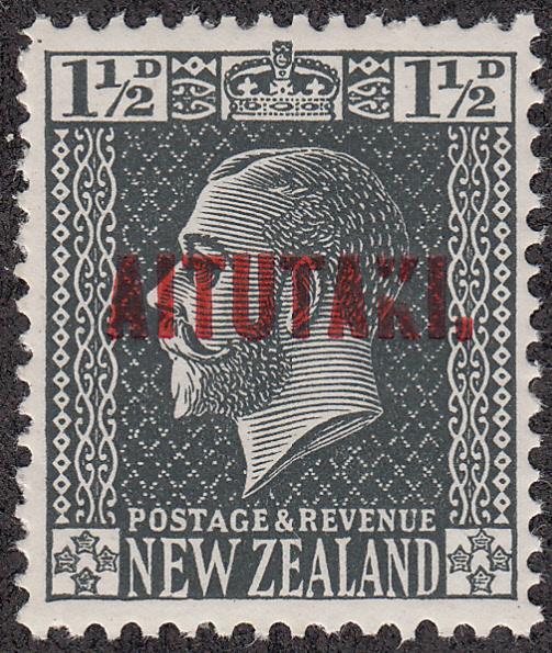 Aitutaki #21 King George V MNH