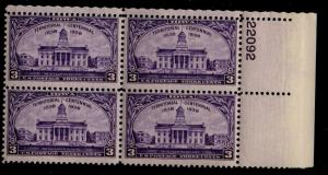 ALLY'S STAMPS US Plate Block Scott #838 3c Iowa [4] MNH F/VF