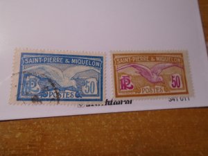 Saint-Pierre and Miquelon   #   98-99  used/MH