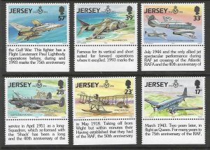 Jersey MNH sc# 634-9 Planes w/tags