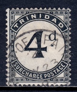 Trinidad - Scott #J8 - Used/CTO - Short perf at bottom - SCV $4.00