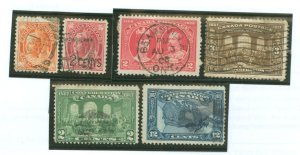 Canada #72/87/98/135 Used Single