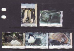 AAT-Sc#L83-7 exL86A- id8-unused NH set-Marine Life-Birds-Seals-1992-