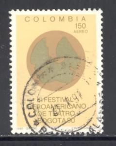 Colombia Sc # C822 used (DT)