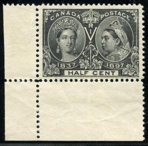 CANADA SILVER JUBILEE QUEEN VICTORIA SCOTT#50 CORNER MARGIN XF/SUPERB MINT NH