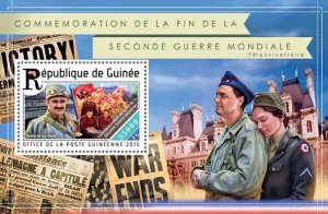 Guinea Military Stamps 2015 MNH WWII WW2 World War II 1v S/S