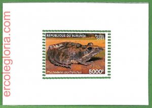 B1214 - BURUNDI - MISPERF ERROR Stamp Sheet - 2023 - Animals, Mouse-