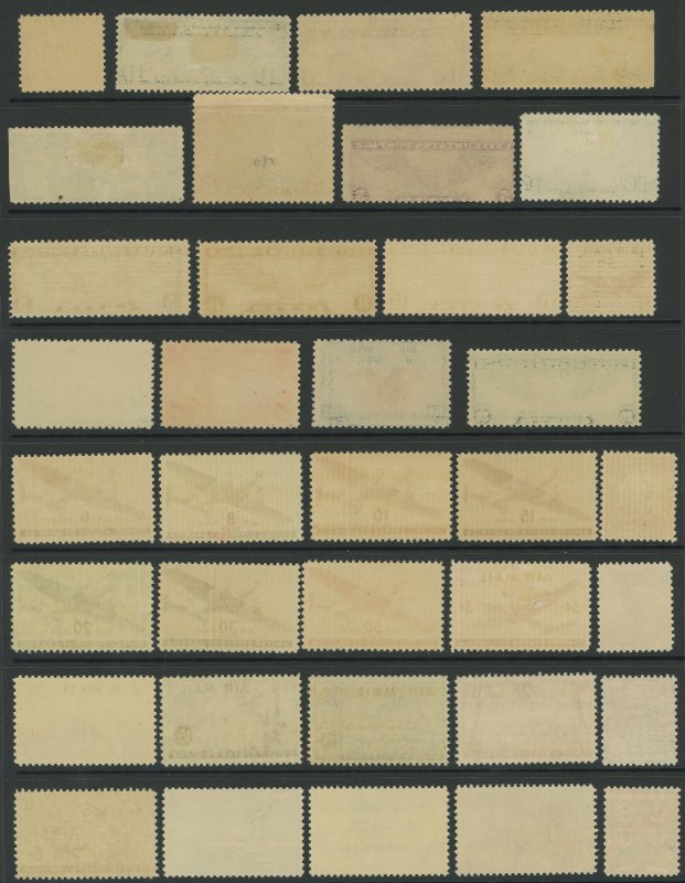 USA - 36 diff older mint airmails - including C1 - mostly never hinged