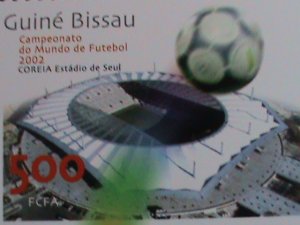 GUINEA BISSAU-2002-WORLD CUP SOCCER-  MNH S/S SHEET-VF WE SHIP TO WORLD WIDE