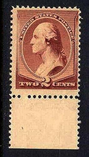 1883  Sc 210  2Â¢ brown  MNH  OG  nice  single