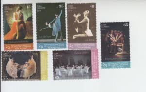 2016 C*ba Alicia Alonso Ballet (6) (Scott 5858-63) mnh