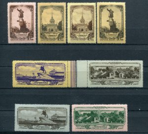 RUSSIA YR 1953,SC 1680-87,MI 1682-85,1686-89,MNH,LENINGRAD VIEWS,LIGHT SHADE,RAR