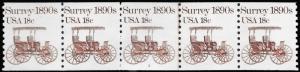 Scott 1907 18¢ Surrey PNC/5 Plate #2, MNH