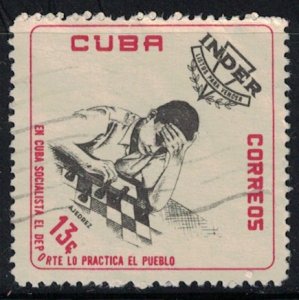 CUBA # 741, 1962, Natl. Sports Inst. used CV $.50