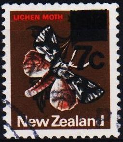 New Zealand. 1977 7c on 3c S.G.1143  Fine Used