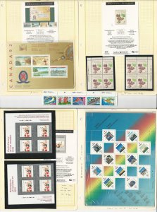 Canada, Postage Stamp, #1403, 1407, 1413, 1419, 1431 Blocks Mint NH, JFZ