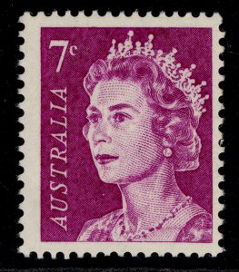 AUSTRALIA QEII SG388a, 7c purple, M MINT.